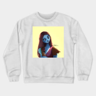 Sally Skellington (With BG moon) Crewneck Sweatshirt